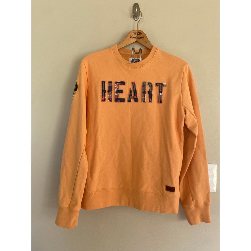 Billionaire Boys Club “Heart” Sweatshirt Size M Orange